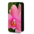 Дизайнерский горизонтальный чехол-книжка для Huawei Y6p Орхидеи