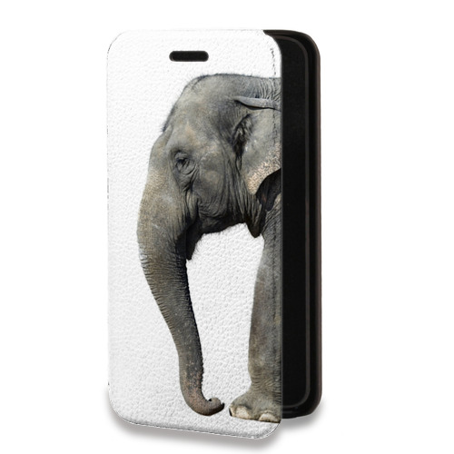 Дизайнерский горизонтальный чехол-книжка для Iphone 12 Pro Слоны
