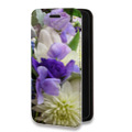 Дизайнерский горизонтальный чехол-книжка для Samsung Galaxy S10 Lite Хризантемы