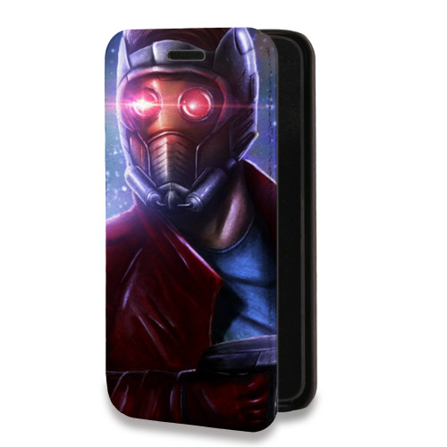 Дизайнерский горизонтальный чехол-книжка для Iphone 12 Pro Max Стражи галактики