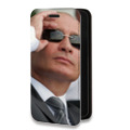 Дизайнерский горизонтальный чехол-книжка для Huawei Honor 50 Lite В.В.Путин