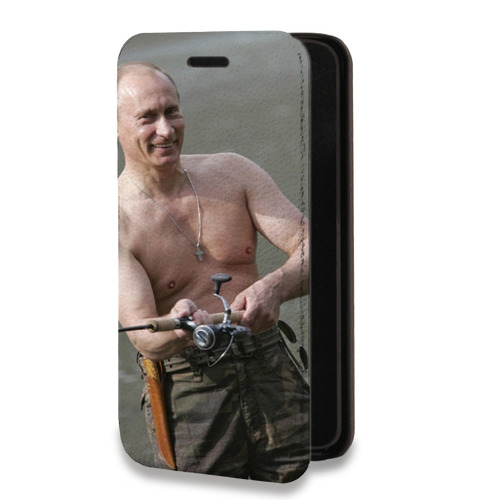 Дизайнерский горизонтальный чехол-книжка для Nokia 3.4 В.В.Путин