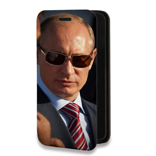 Дизайнерский горизонтальный чехол-книжка для Xiaomi Mi9 В.В.Путин