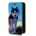 Дизайнерский горизонтальный чехол-книжка для Iphone 14 Plus Собаки