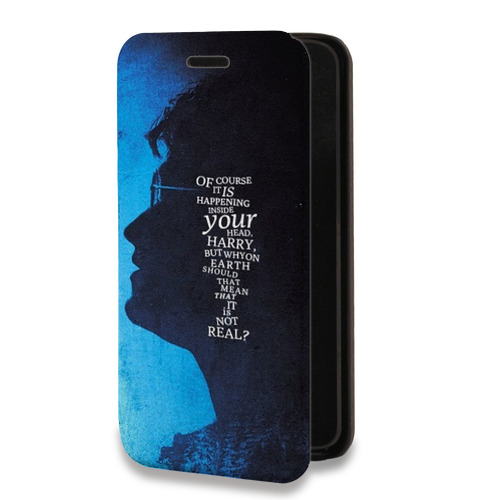Дизайнерский горизонтальный чехол-книжка для Realme C11 Гарри поттер