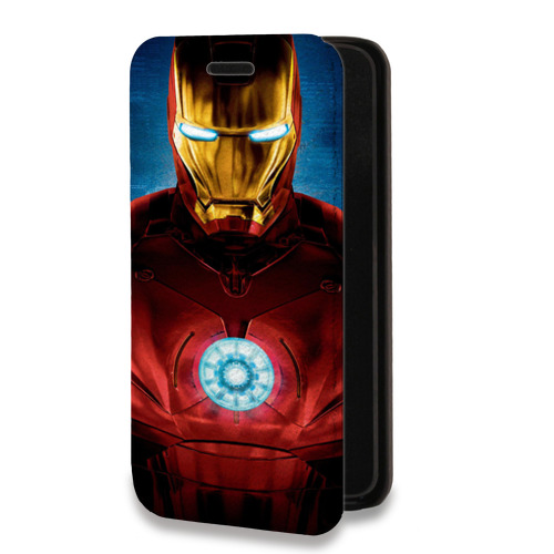 Дизайнерский горизонтальный чехол-книжка для Iphone 11 Pro Max Железный человек