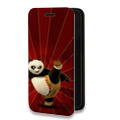 Дизайнерский горизонтальный чехол-книжка для Huawei Honor 30 Кунг-Фу Панда