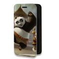 Дизайнерский горизонтальный чехол-книжка для Huawei Honor 8X Max Кунг-Фу Панда