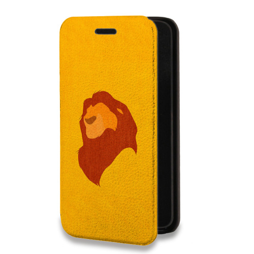 Дизайнерский горизонтальный чехол-книжка для Iphone 11 Король Лев