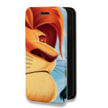 Дизайнерский горизонтальный чехол-книжка для Samsung Galaxy A32 Король Лев