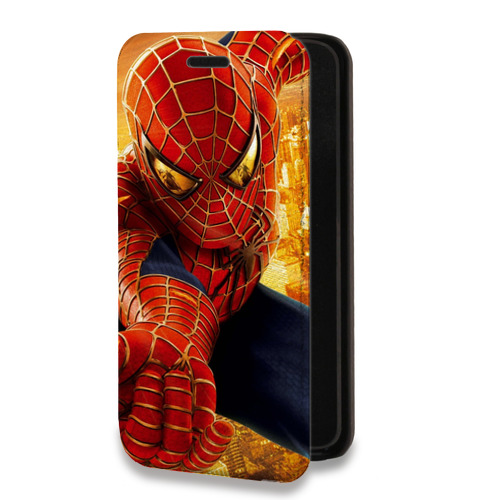 Дизайнерский горизонтальный чехол-книжка для Realme C11 Человек-паук