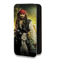 Дизайнерский горизонтальный чехол-книжка для Nokia X10 Пираты