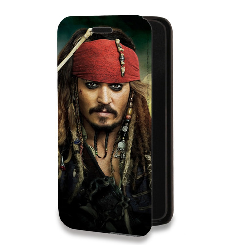 Дизайнерский горизонтальный чехол-книжка для Iphone 14 Pro Пираты