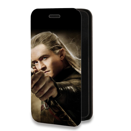 Дизайнерский горизонтальный чехол-книжка для Iphone 11 Pro Max Хоббит