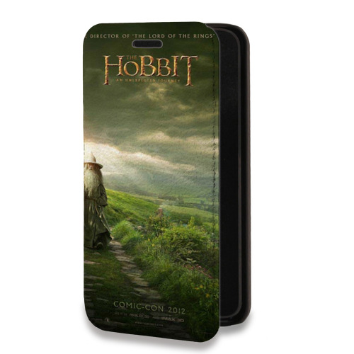 Дизайнерский горизонтальный чехол-книжка для Samsung Galaxy A12 Хоббит