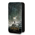 Дизайнерский горизонтальный чехол-книжка для Iphone 14 Pro Max Хоббит