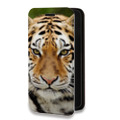 Дизайнерский горизонтальный чехол-книжка для Nokia 5.4 Тигры