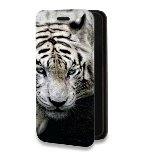 Дизайнерский горизонтальный чехол-книжка для Huawei Honor 30i Тигры