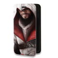 Дизайнерский горизонтальный чехол-книжка для Huawei Honor 30 Assassins Creed