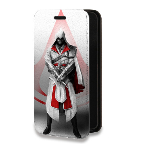 Дизайнерский горизонтальный чехол-книжка для Xiaomi RedMi 9 Assassins Creed