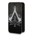 Дизайнерский горизонтальный чехол-книжка для Huawei Y5p Assassins Creed