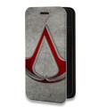 Дизайнерский горизонтальный чехол-книжка для Huawei P40 Pro Assassins Creed