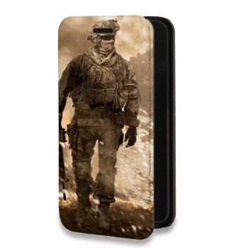 Дизайнерский горизонтальный чехол-книжка для Huawei Honor 30S Call of duty (на заказ)