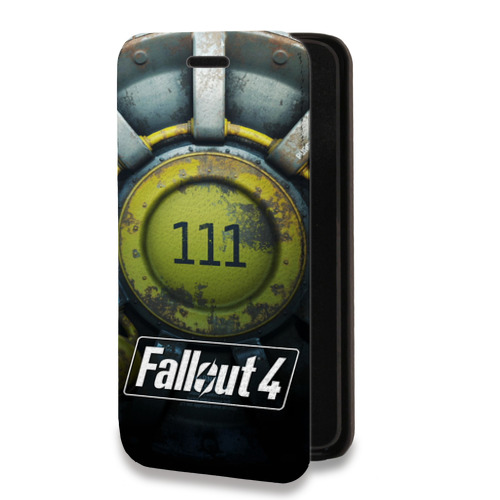 Дизайнерский горизонтальный чехол-книжка для Iphone 14 Fallout