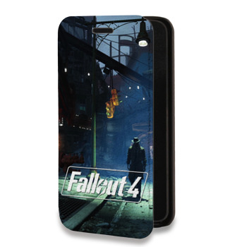 Дизайнерский горизонтальный чехол-книжка для Huawei Honor 7C Pro Fallout (на заказ)