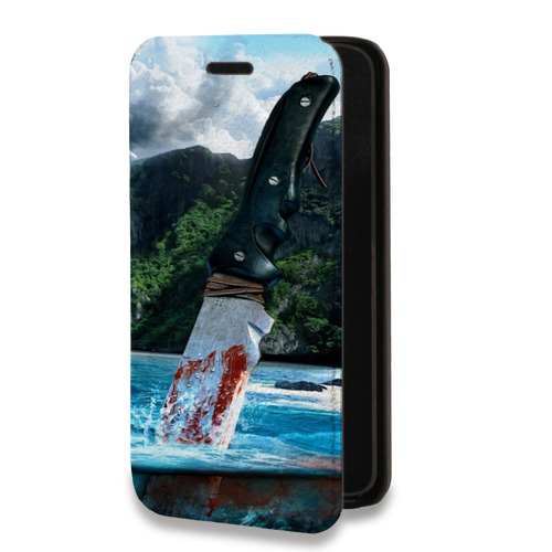 Дизайнерский горизонтальный чехол-книжка для Iphone 7 Plus / 8 Plus Far cry