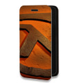 Дизайнерский горизонтальный чехол-книжка для Nokia X10 Half life