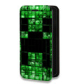 Дизайнерский горизонтальный чехол-книжка для Iphone 12 Pro Minecraft