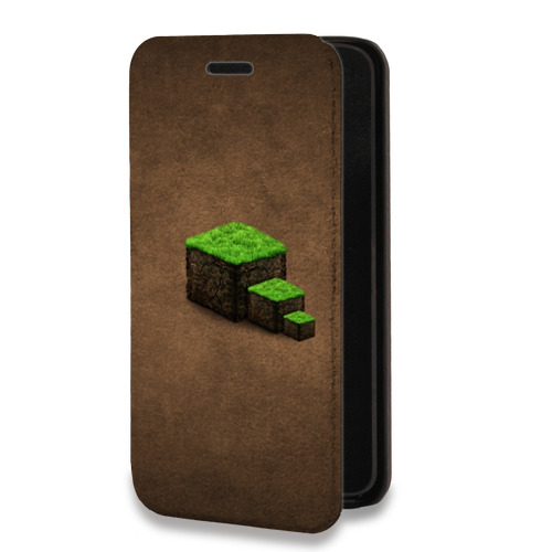 Дизайнерский горизонтальный чехол-книжка для Nokia 2.3 Minecraft