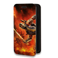 Дизайнерский горизонтальный чехол-книжка для Iphone 7 Plus / 8 Plus Mortal Combat