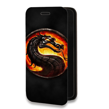 Дизайнерский горизонтальный чехол-книжка для Samsung Galaxy A6 Mortal Combat (на заказ)