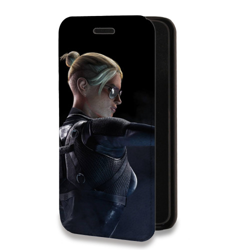 Дизайнерский горизонтальный чехол-книжка для Iphone 11 Pro Mortal Combat