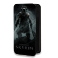 Дизайнерский горизонтальный чехол-книжка для Iphone Xr Skyrim