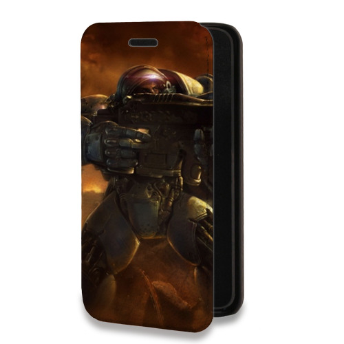 Дизайнерский горизонтальный чехол-книжка для Iphone 11 Pro Starcraft