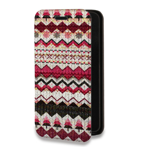 Дизайнерский горизонтальный чехол-книжка для Realme Narzo 30 5G Текстура свитера