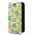 Дизайнерский горизонтальный чехол-книжка для Iphone 11 Pro Max Царство листьев