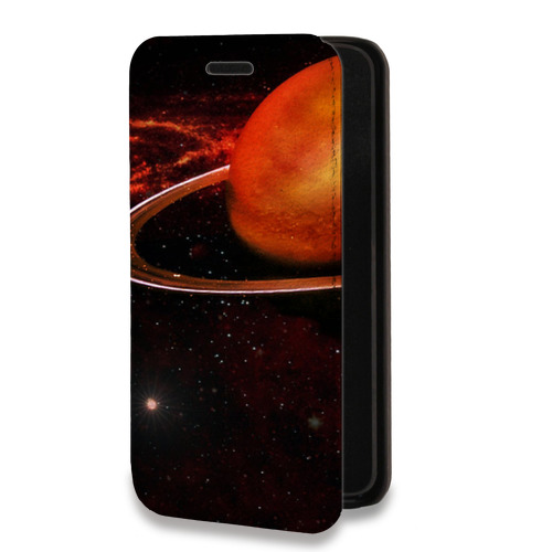 Дизайнерский горизонтальный чехол-книжка для Xiaomi RedMi Note 10 Тайны космоса