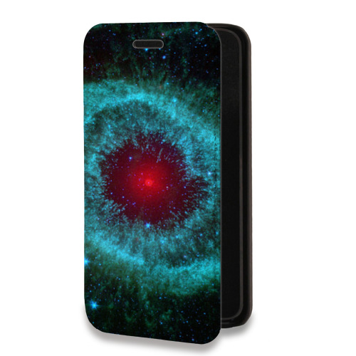 Дизайнерский горизонтальный чехол-книжка для Iphone 12 Pro Тайны космоса