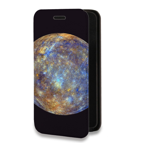 Дизайнерский горизонтальный чехол-книжка для Iphone 12 Pro Max Тайны космоса