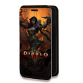 Дизайнерский горизонтальный чехол-книжка для Huawei Honor 20 Diablo