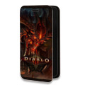 Дизайнерский горизонтальный чехол-книжка для Realme 3 Pro Diablo