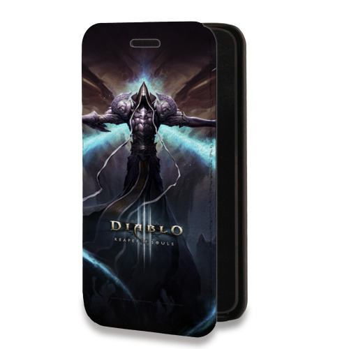 Дизайнерский горизонтальный чехол-книжка для Samsung Galaxy S10 Lite Diablo