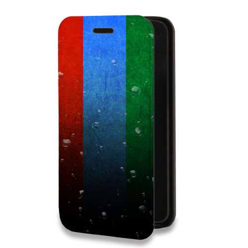 Дизайнерский горизонтальный чехол-книжка для Iphone 14 Pro Max Флаг Дагестана