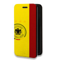Дизайнерский горизонтальный чехол-книжка для Iphone 14 Pro Max Флаг Германии