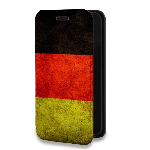 Дизайнерский горизонтальный чехол-книжка для Xiaomi RedMi Note 10 Флаг Германии