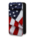 Дизайнерский горизонтальный чехол-книжка для Samsung Galaxy S10 Флаг США